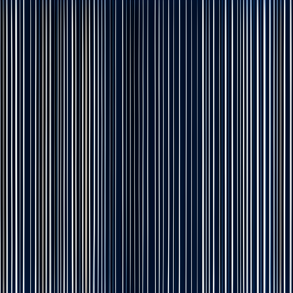 A dark blue background with very thin white vertical lines in a modern, realistic style suitable for fabric printing.