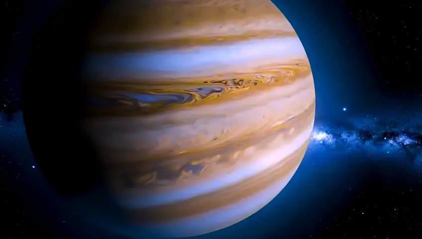 Jupiter, the largest planet in the solar system, plays a major role in shaping the environment around it and protecting inner planets, including Earth, from potential impacts.