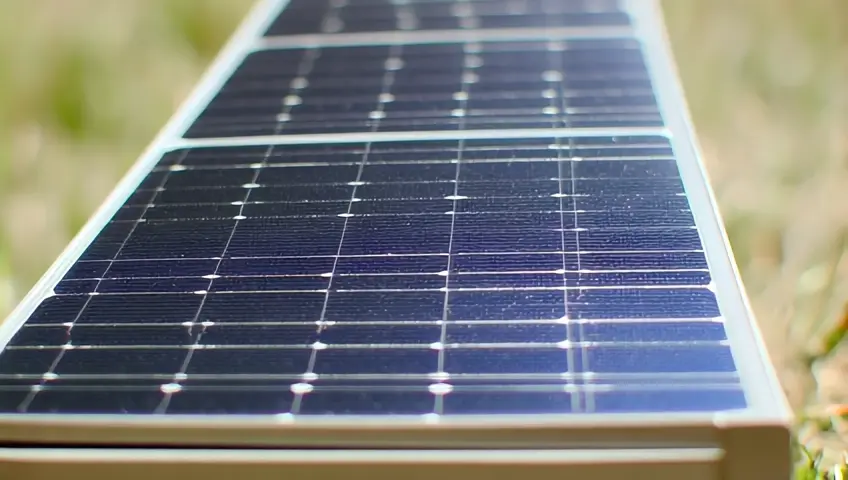 Short clip of solar panels, wind turbines and green tech startups.