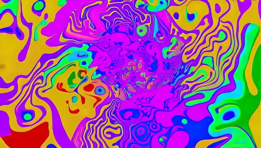 Insane psychedelic visual