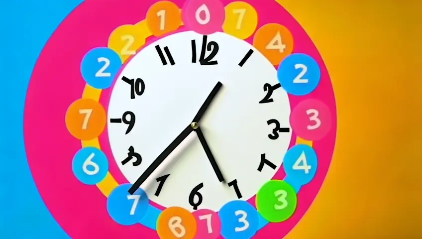 funky clock counting down tik-tok beat