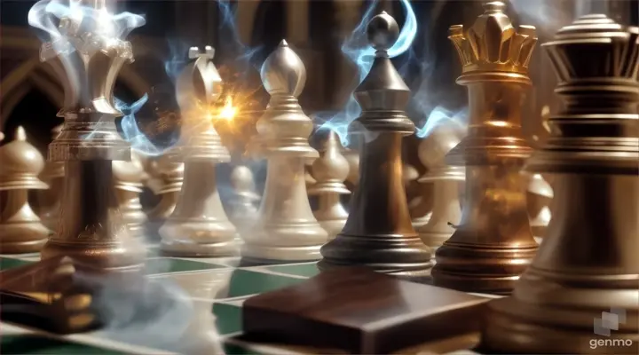 A chess game like in the movie Gary Potter