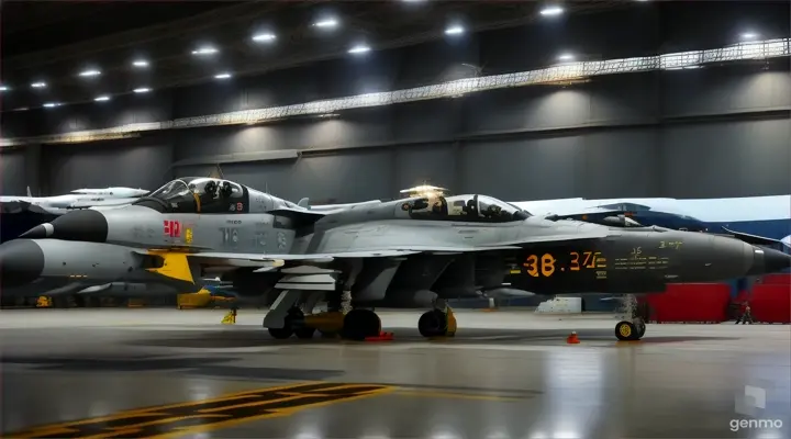 
"Discover the behind-the-scenes operations of a hangar dedicated to supporting China's FC-31 fighter jet program, a crucial hub for maintaining air superiority."









// CHINA JET FC-31 Realistic 16:9