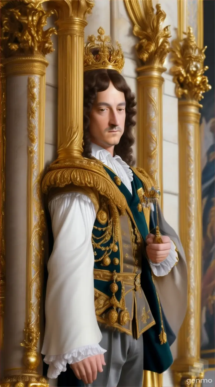 Louis XIV of France, known as the "Sun King," 
