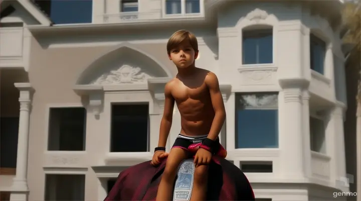 
10 year old 1 girl masculine resided in that mansion