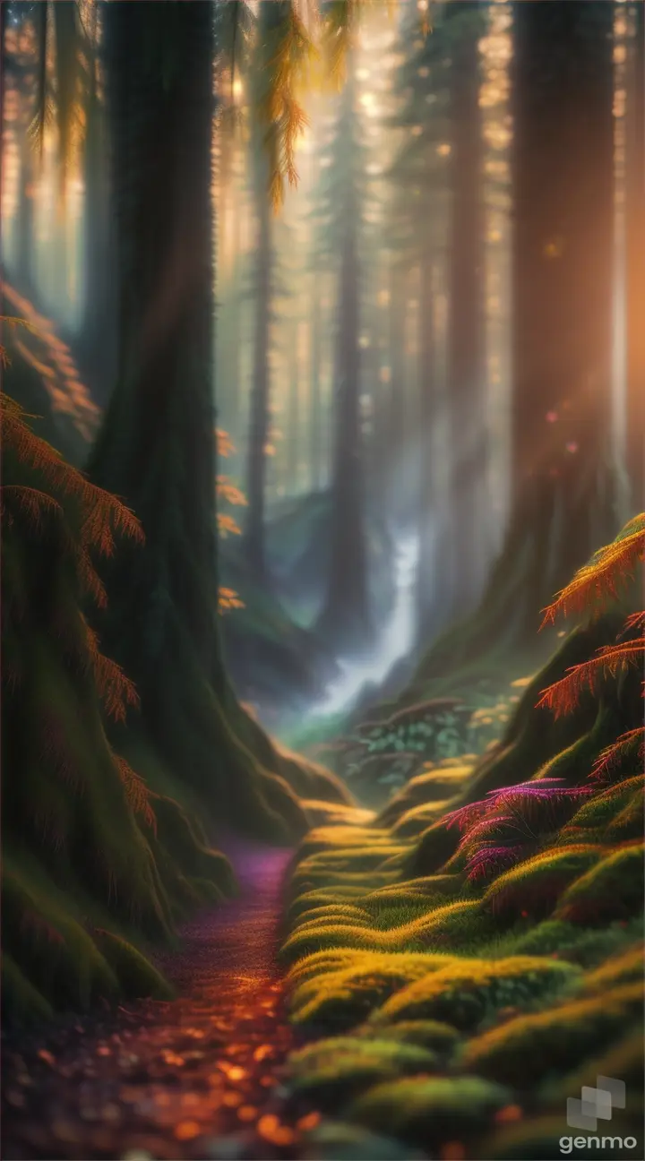 forest, mountains in the background, Miki Asai Macro photography, close-up, hyper detailed, trending on artstation, sharp focus, studio photo, intricate details, highly detailed, by greg rutkowski  8k  9/16