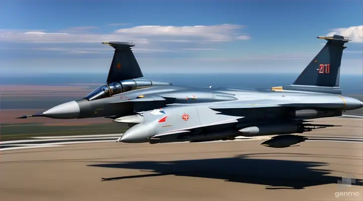 Gain a deeper appreciation for the dedication and expertise of the men and women behind the scenes who ensure the readiness and effectiveness of Russia's MiG-41 fighter jet fleet.





//PAK DP fighter jet Russian //realistic 16:9