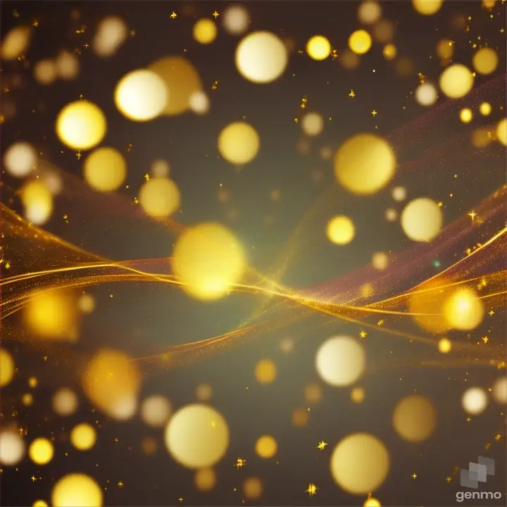 Gold Particle Glitter Luxury Background