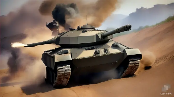 "Experience the adrenaline-pumping action as the K2 Black Panther engages enemy armored vehicles on the battlefield."




//realistic 16:9  tank K2 BLACK PANTHER Korea selatan
