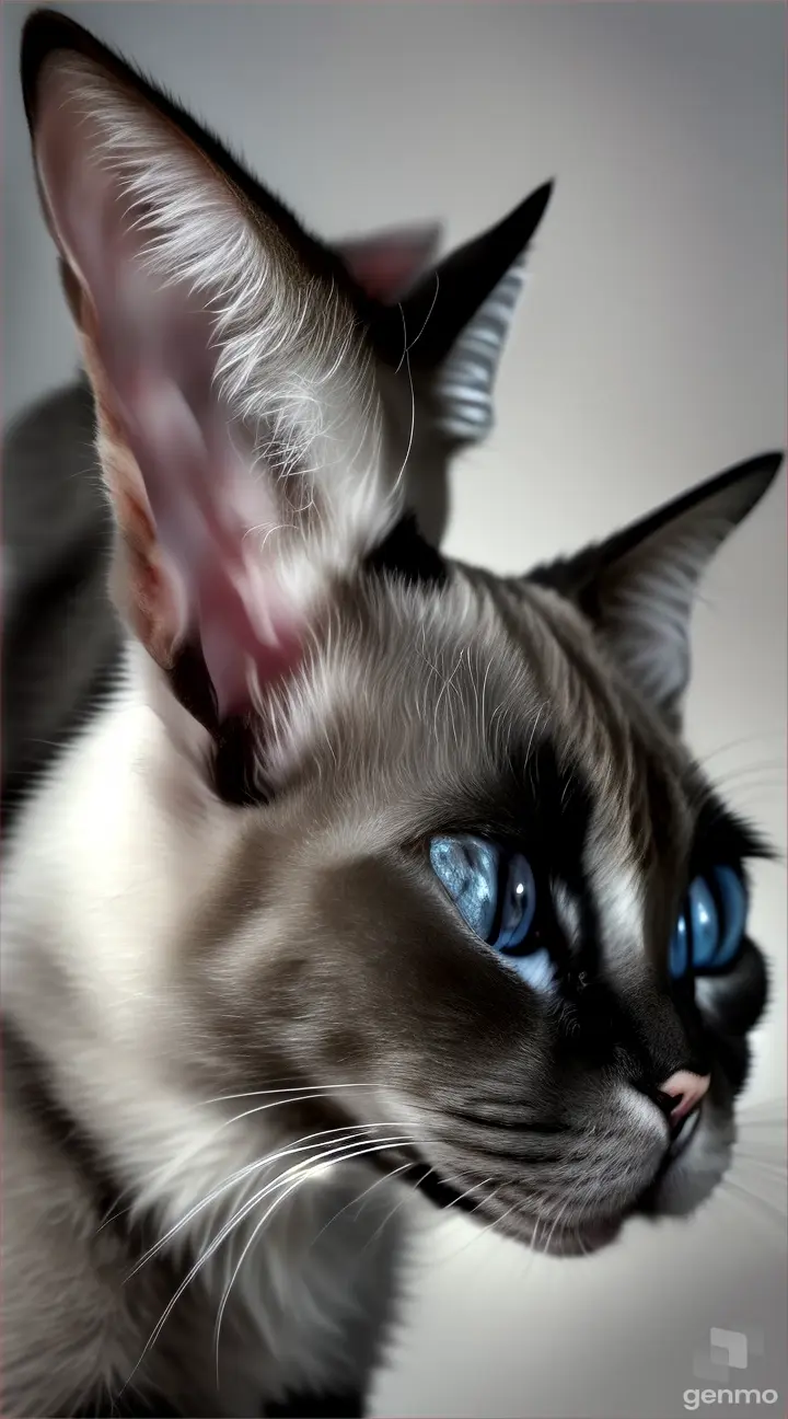 um gato  siamês com um rato na boca - Quando seu gato traz um presente, é importante compreender o significado por trás desse gesto. 
