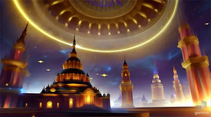 jinn constructing a grand building