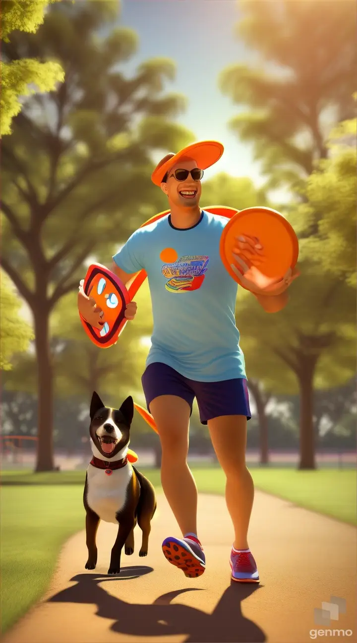 Your dog and your husband need to be played with occasionally: Activity and play are essential for health and happiness.

3d style animation 9:16