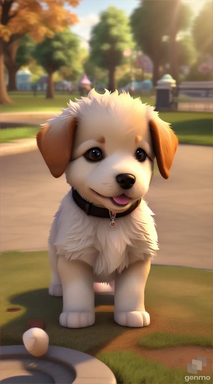 There is no need for interference from the puppy's parents or siblings.
3D style animation 9:16