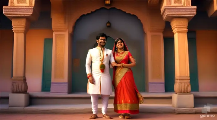  Nitin aur Yogita ek saath haveli ke bahar khade hain, jahan unka prem unhe jeet karke dikh raha hai. Ek aur bright aur hopeful future ke liye, unki muskurahat aur saath mein safar ka anjaam dikh raha hai.