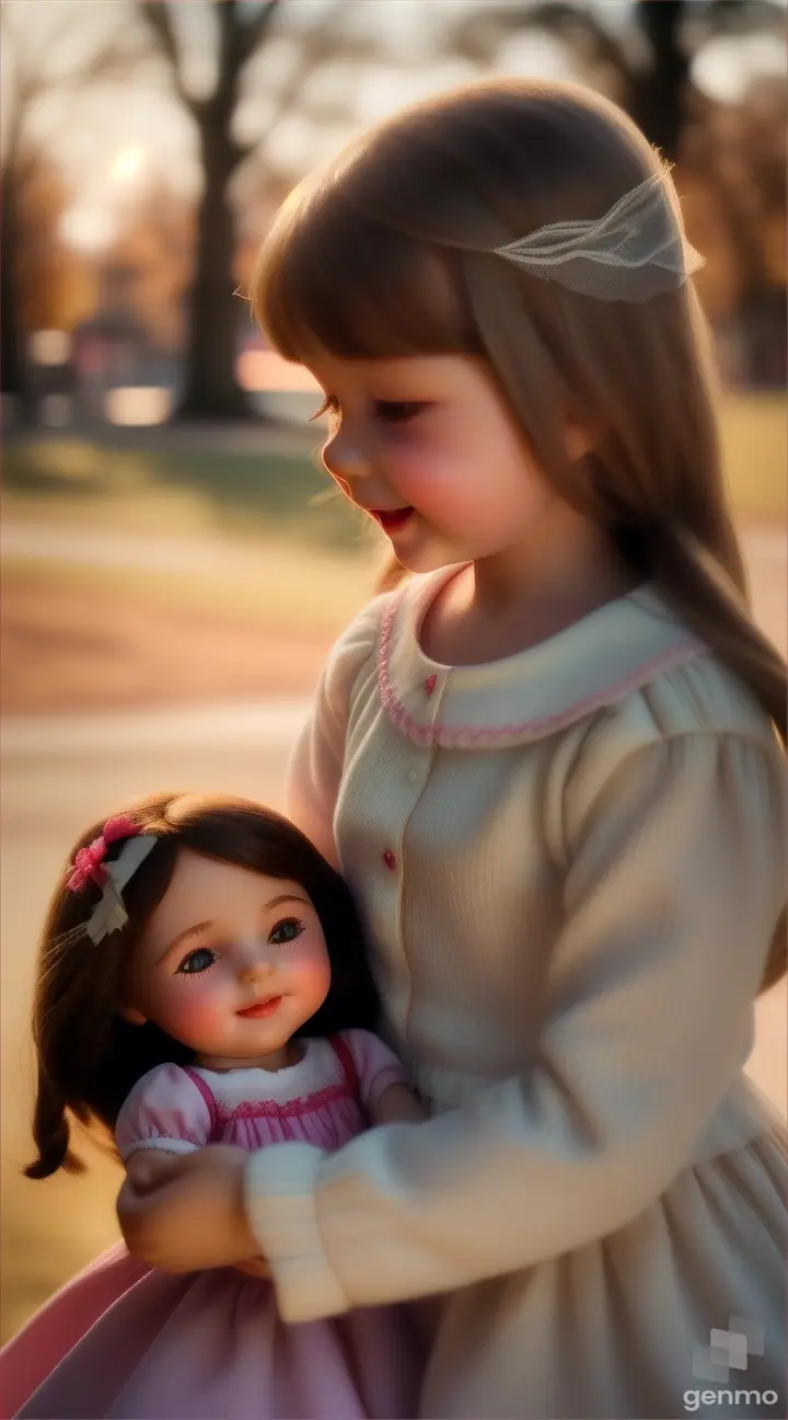 the girl find her doll  and showcases true friendship.