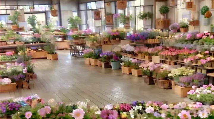 a flower shop filled with lots of different types of flowers