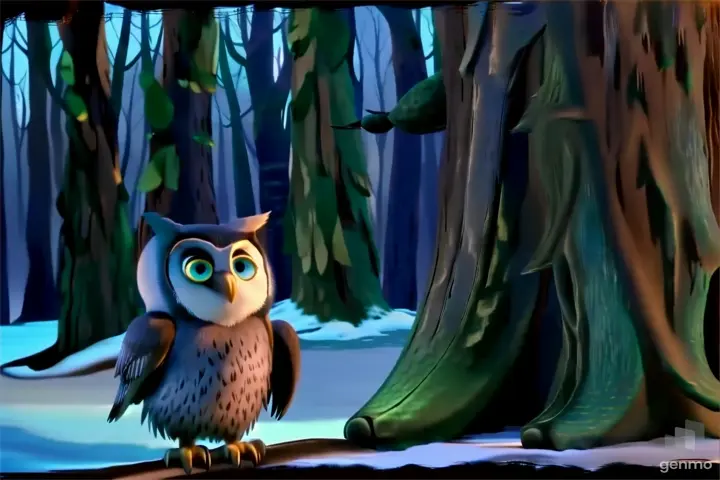  "One day, Ethan wandered into the enchanted forest and met Oliver, a wise old owl who became his loyal companion."