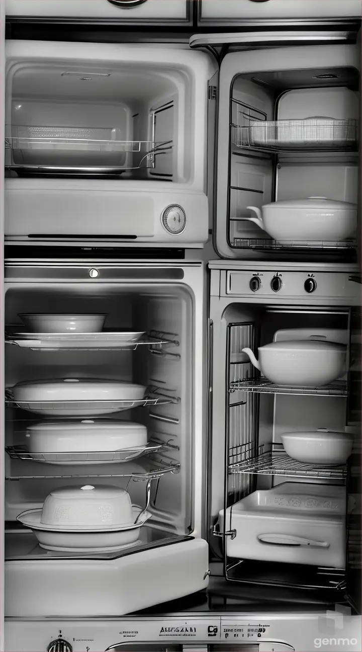 A comparison image contrasting Percy Spencer's $2 bonus from American Appliance Company with the widespread use and popularity of microwave ovens today, highlighting the disparity in recognition for his groundbreaking invention.