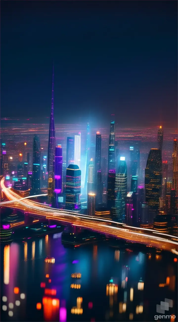 An image of a glittering skyline or cityscape, symbolizing the global impact and cultural significance of glitter as a ubiquitous element in contemporary visual culture.