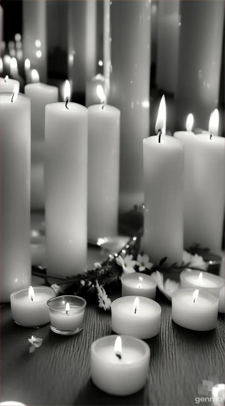 Photographs of memorial services or candlelight vigils honoring victims of medical errors, serving as a poignant reminder of the human cost of preventable mistakes in healthcare.