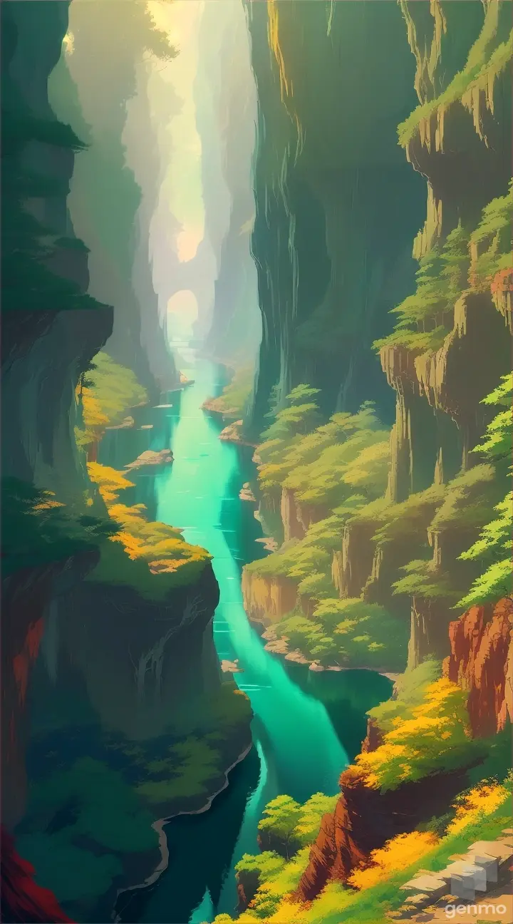 /创作
dark forest and river inside a huge canyon, golden ratio, fake detail, trending pixiv fanbox, acrylic palette knife, style of makoto shinkai studio ghibli genshin impact james gilleard greg rutkowski chiho aoshima 8k  9/16