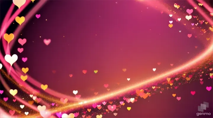 Abstract hearts animation. Love animation, shiny and glitter hearts, glowing particles. Concept: valentine's day, mother's day, birthday, marriage, invitation e-card, love