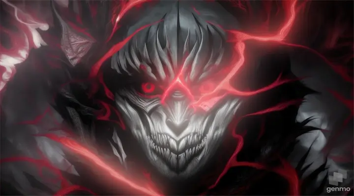 creación demoniaca desde la parte roja (positiva) de un imán (1920x1080px)