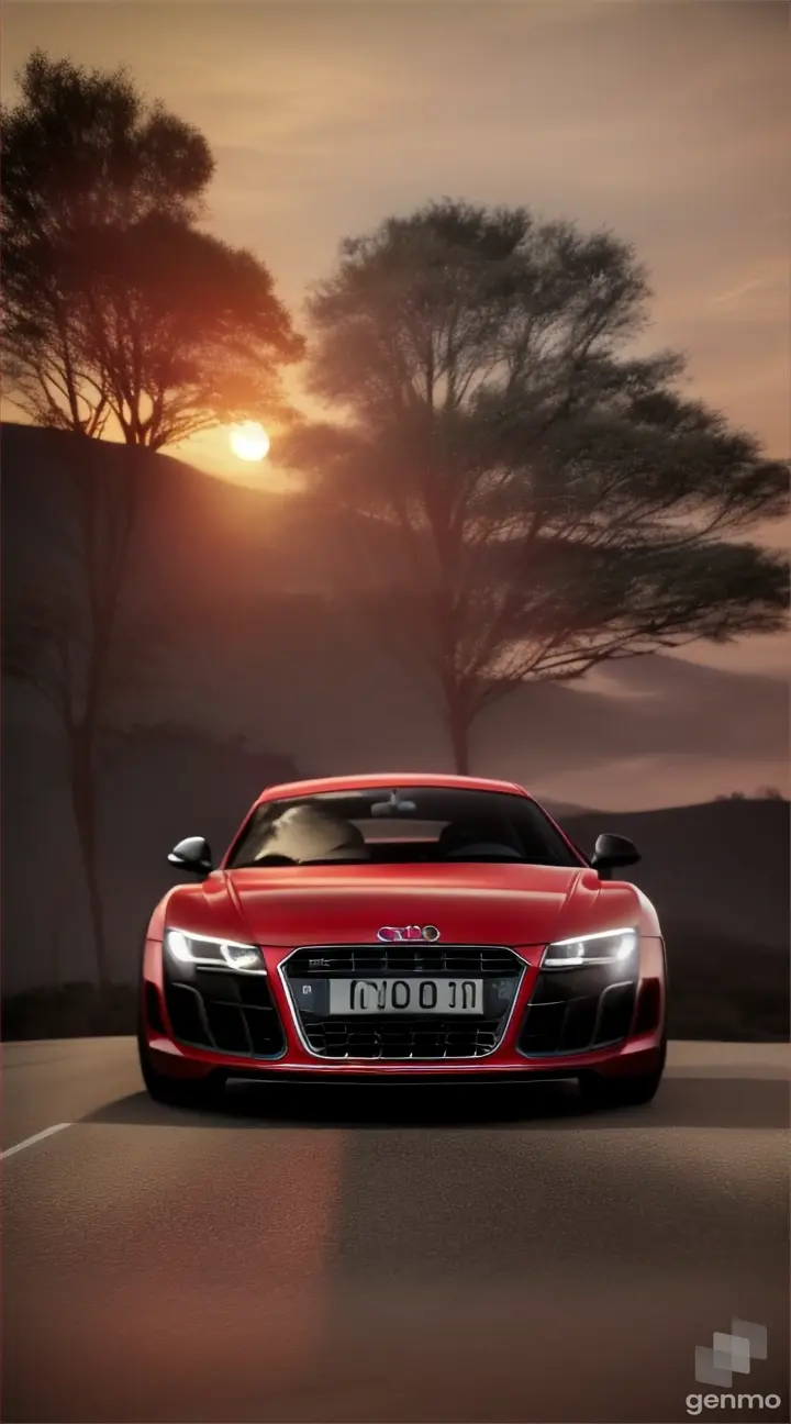 Audi r8 red