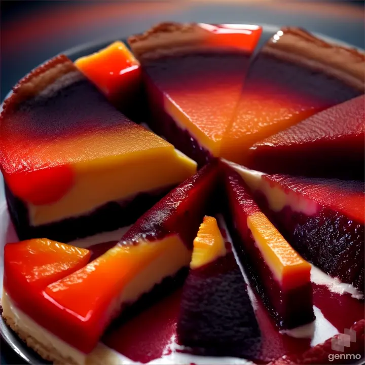 Fruit Jelly Cheesecake