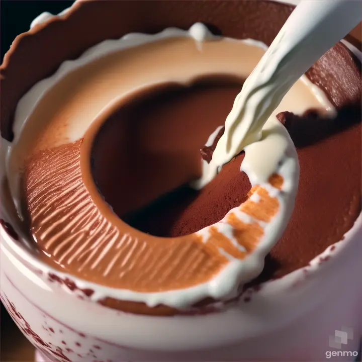 chocolate milkshake preparation