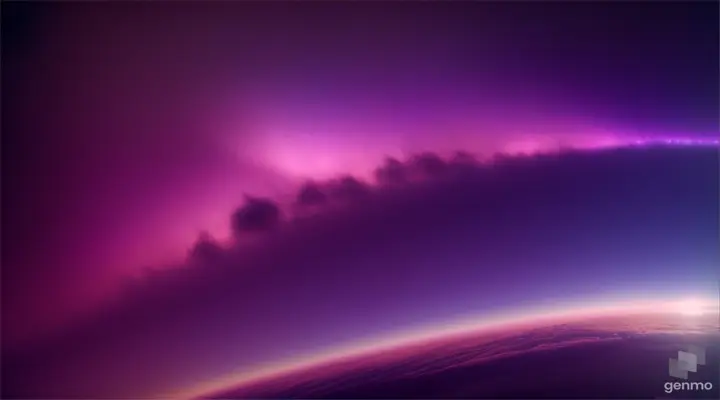 The purple planet, realistic, cinematic
