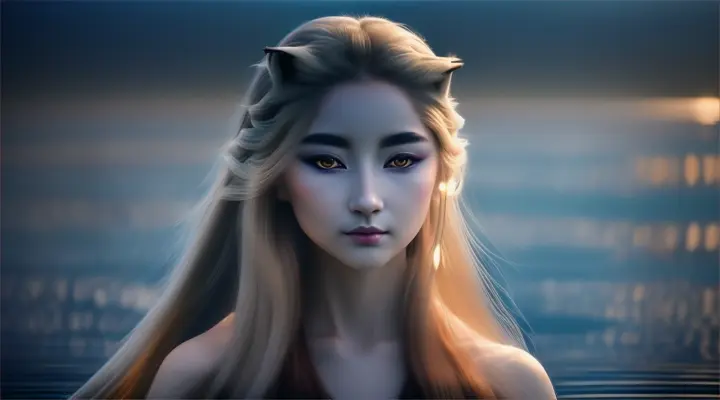 Gumiho:
At the edge of a tranquil lake, beneath the shimmering light of the full moon, a breathtaking woman stands barefoot on the water's surface. Her long, flowing hair glows with an ethereal radiance, and her eyes gleam with an alluring charm. Yet, as she turns to gaze upon you, her reflection in the water reveals her true form—a nine-tailed fox, its fur as red as the sunset. Despite her mesmerizing beauty, there's a hint of danger in her gaze, a reminder of the ancient legends that speak of the Gumiho's cunning and seductive nature.