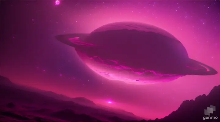 an unknown pink planet