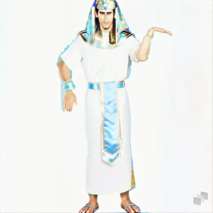 a man dressed in an egyptian costume