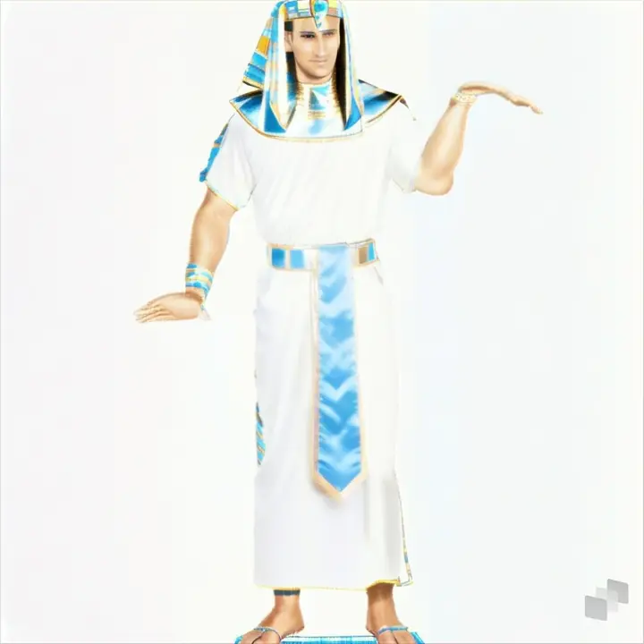 a man dressed in an egyptian costume