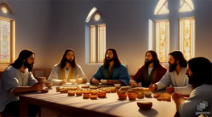 jesus and dicisple 