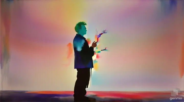 شخص مكتئب بشكل مبتكر  سيريالي horizontal 