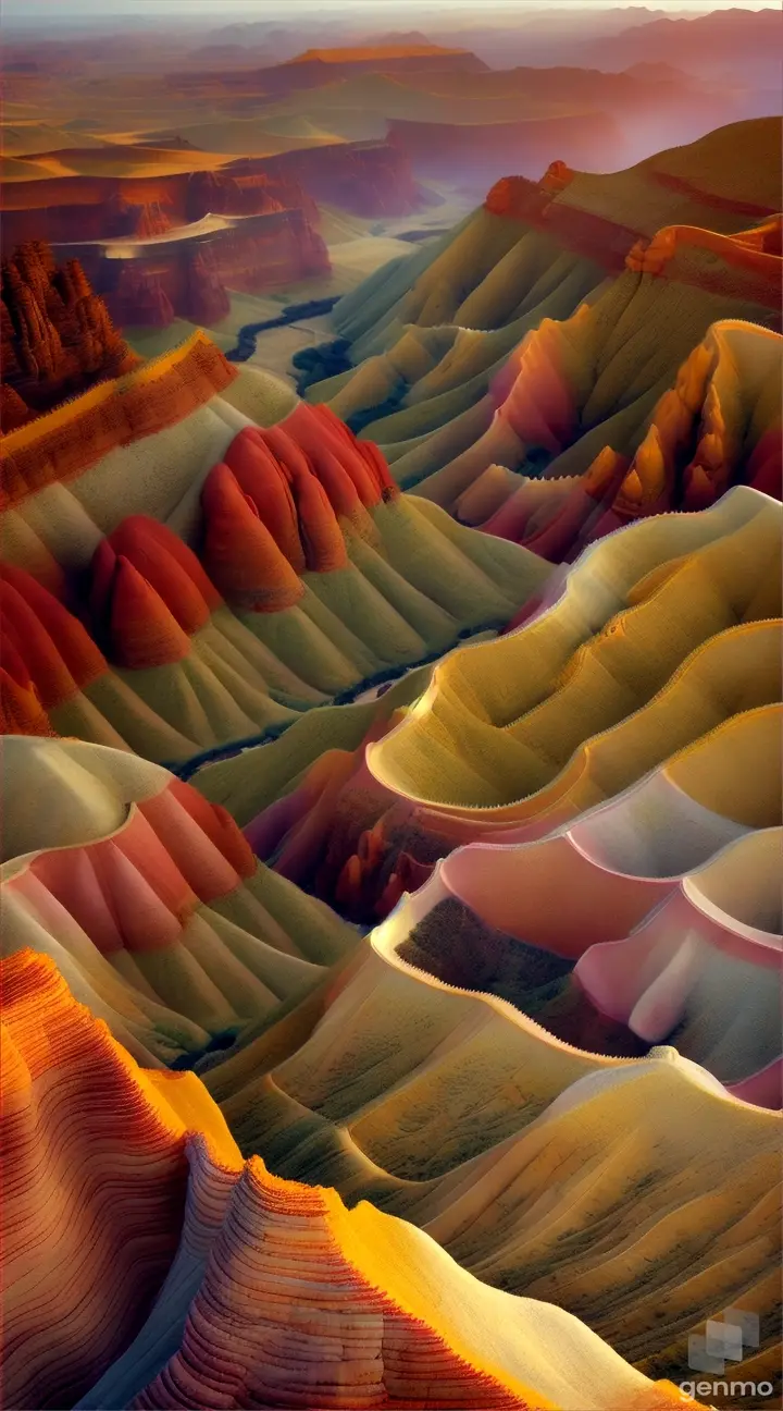 Pegunungan zhangye danxia China 