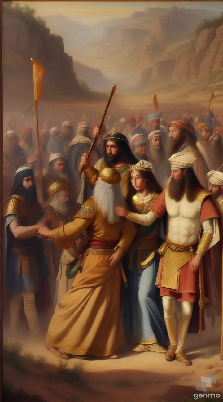 the Hebrew tribes merging with the Canaanites