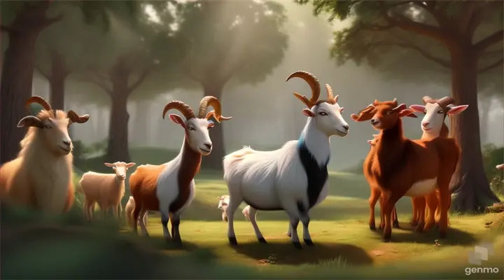  3d cartoon video However, goat, the wisest among them, sensed something amiss.  