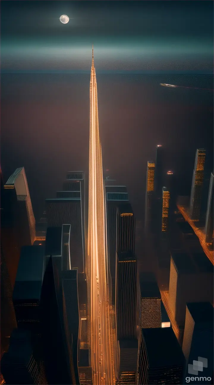 city night scene,Bustling,optic,shadowy,Award-Awarded,themoon,Ultimate beauty,8K,Wallpapers