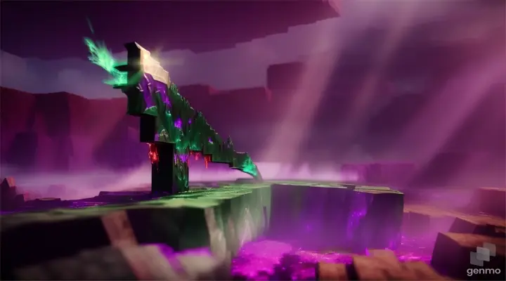 nether portal, emerald, lumber axe, good vibe, goo, oozn