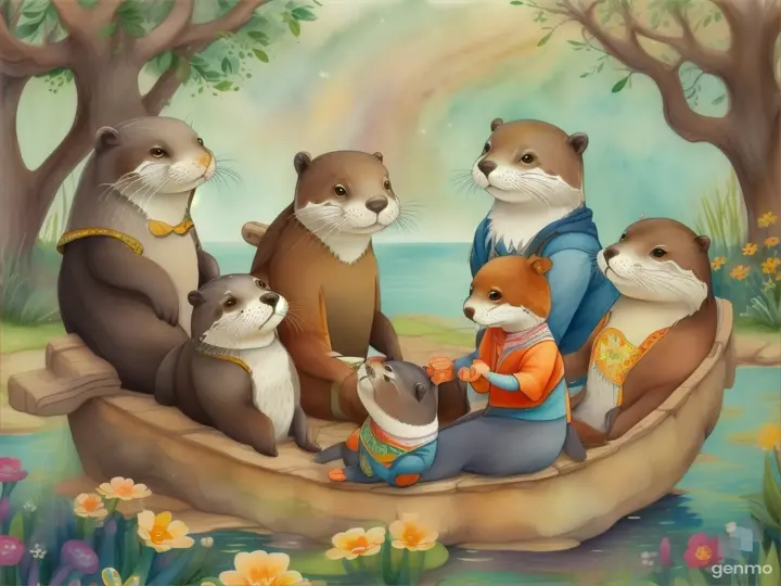 Along the way, Jasper and his friends encounter a family of playful otters who join them on their adventure, adding their joyful spirit and enthusiasm to the group.