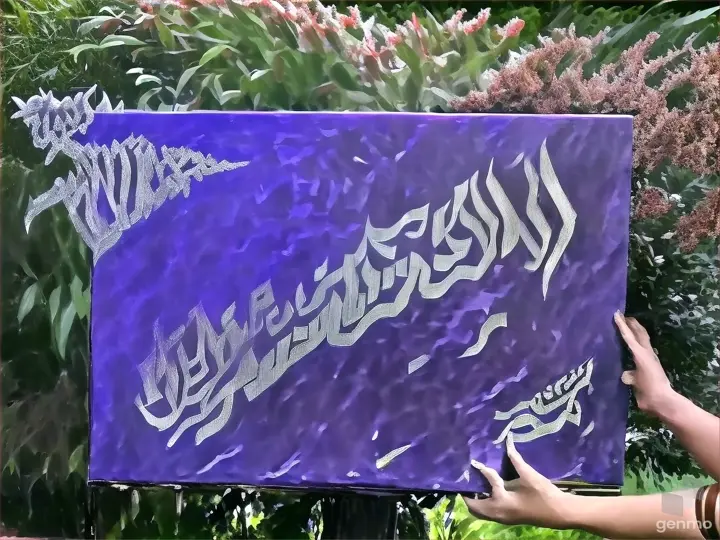 Move the painting to a large garden