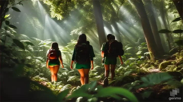 For the first time, Sonia, an adventurous young woman, ventured into a dense forest with her friends.