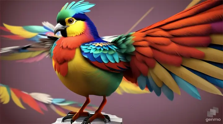 3d cartoon videos animation  Its feathers were colorful and beautiful, and it was very proud of itself. It always tried to belittle others.