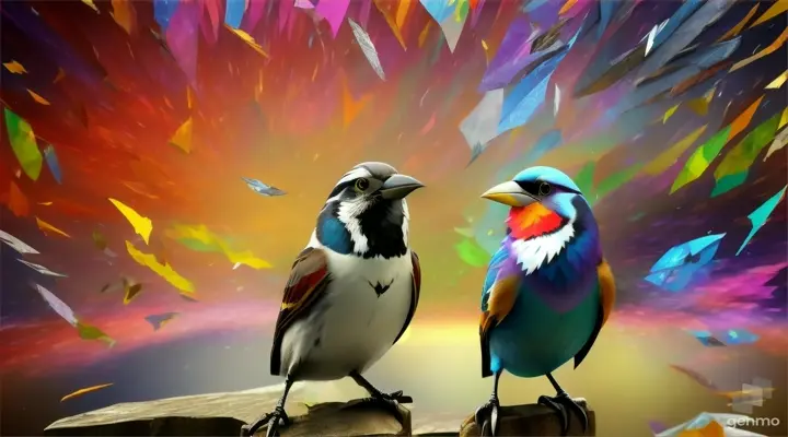 3d cartoon videos animation  Hearing the crow's words, the sparrow's pride shattered into pieces.