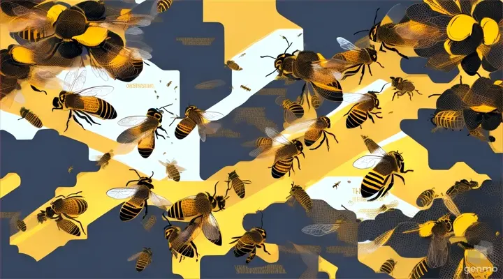 Many bees attack people