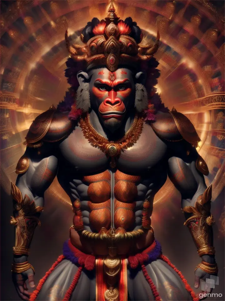 muscular shree hanuman