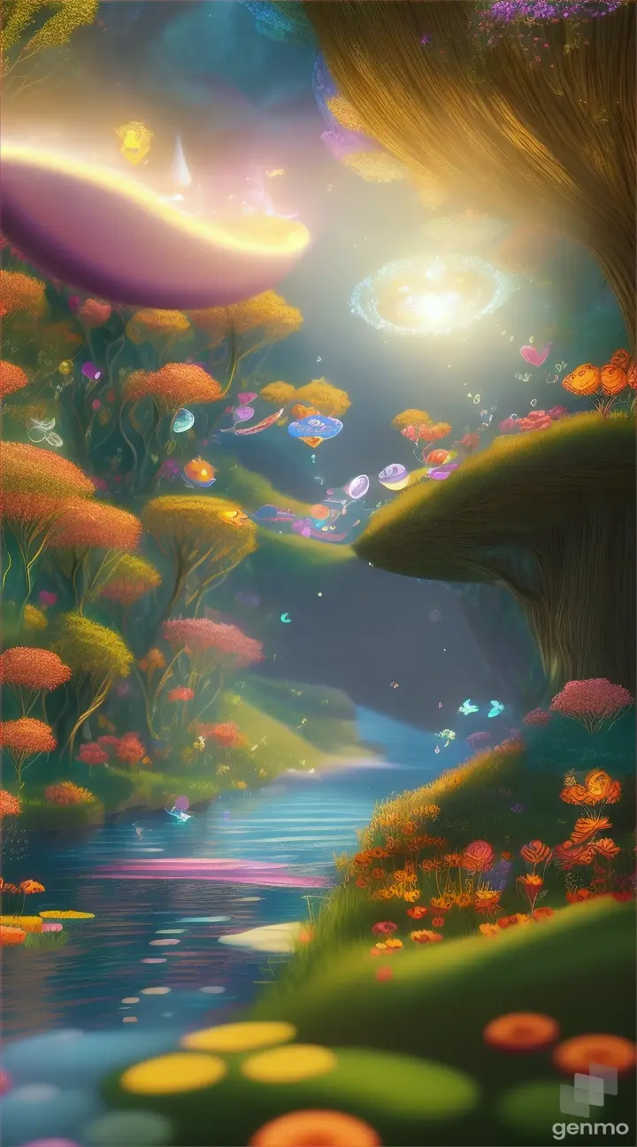 Start: The title “Let’s live happily ever after!” appears, and the background music begins with a light track.

3d style animation 9:16